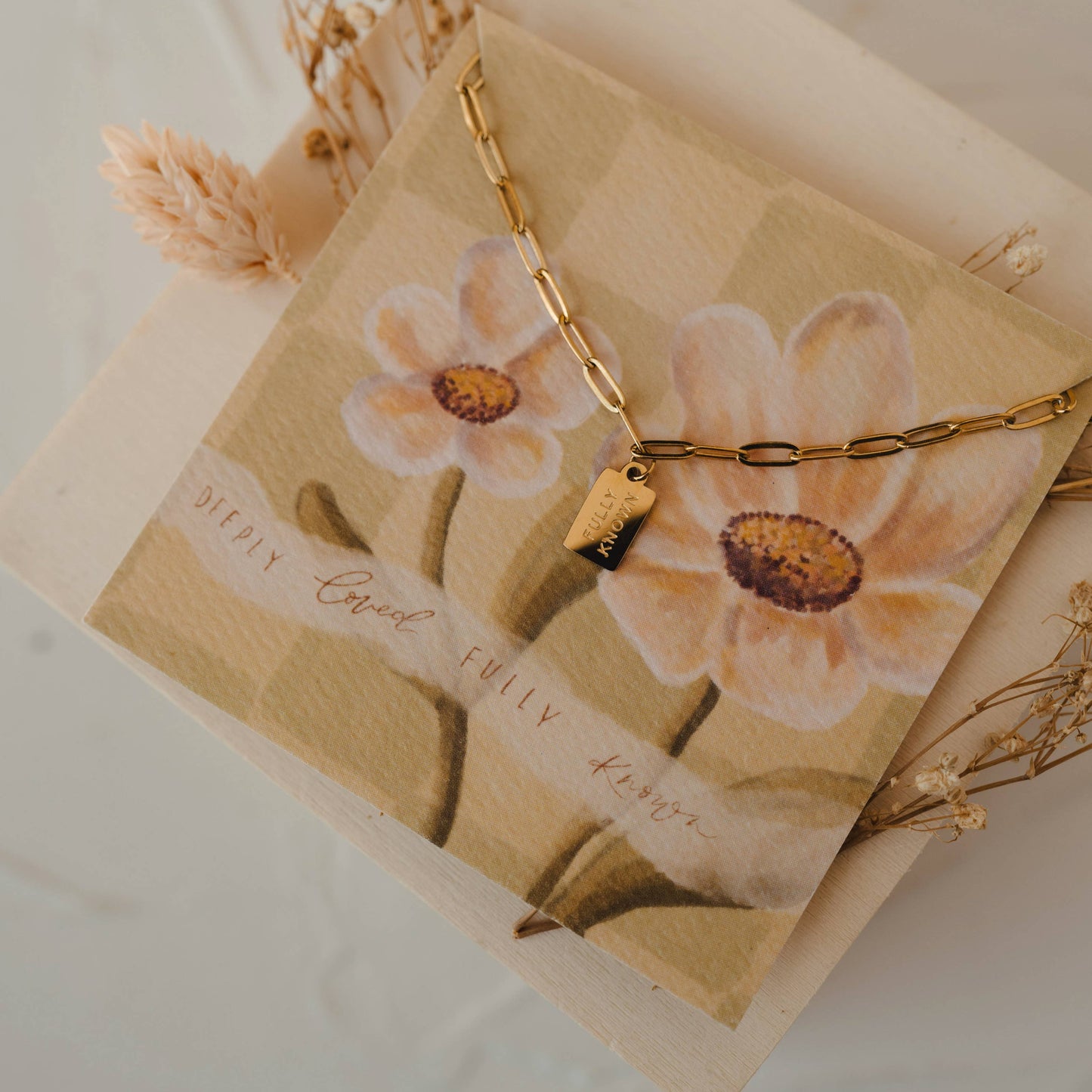 Fully Known Mini Tag Necklace