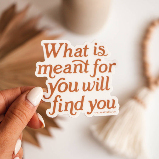 What is Meant for You Sticker