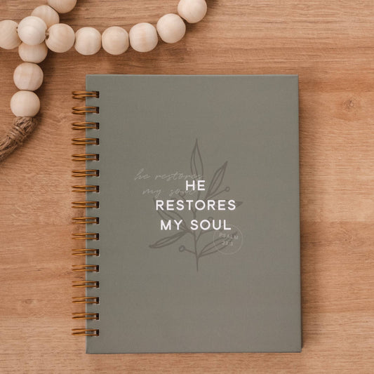 He Restores My Soul Journal
