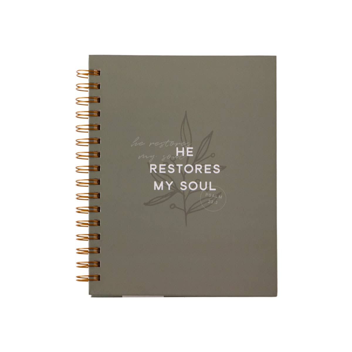 He Restores My Soul Journal