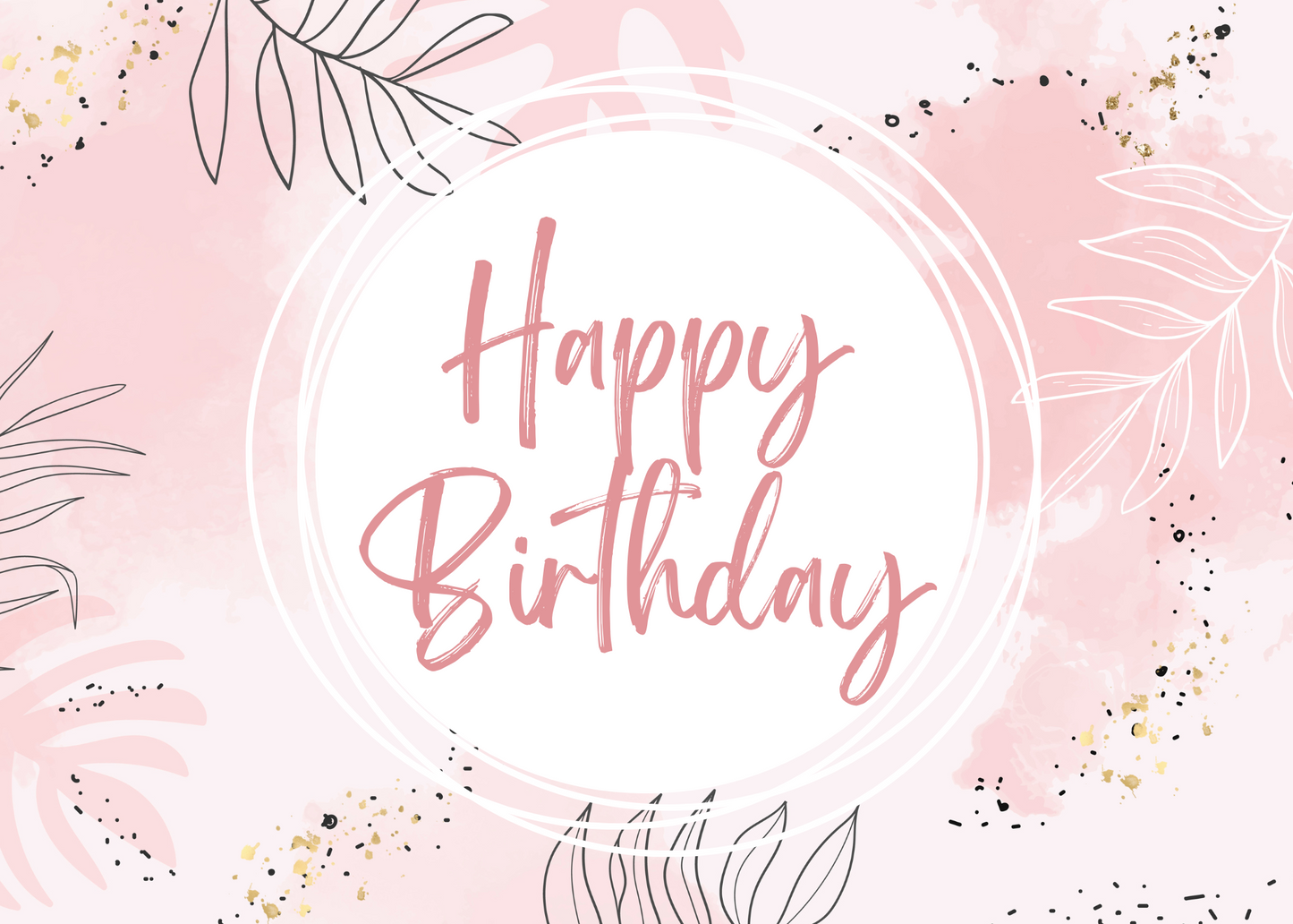 'Happy Birthday' Cards