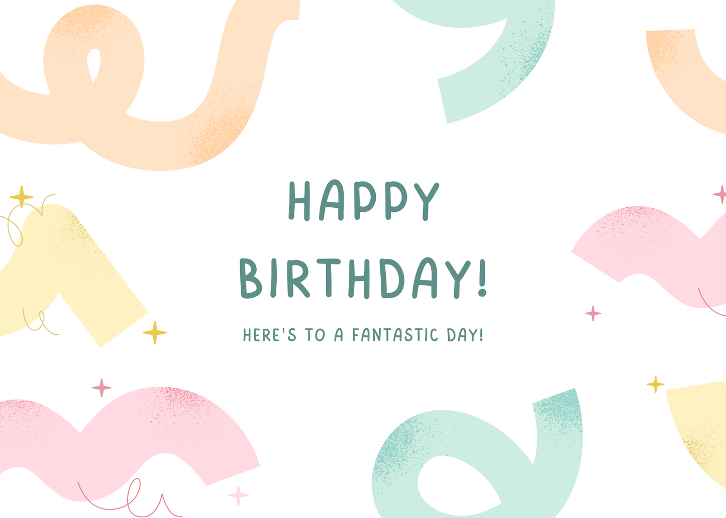 'Happy Birthday' Cards