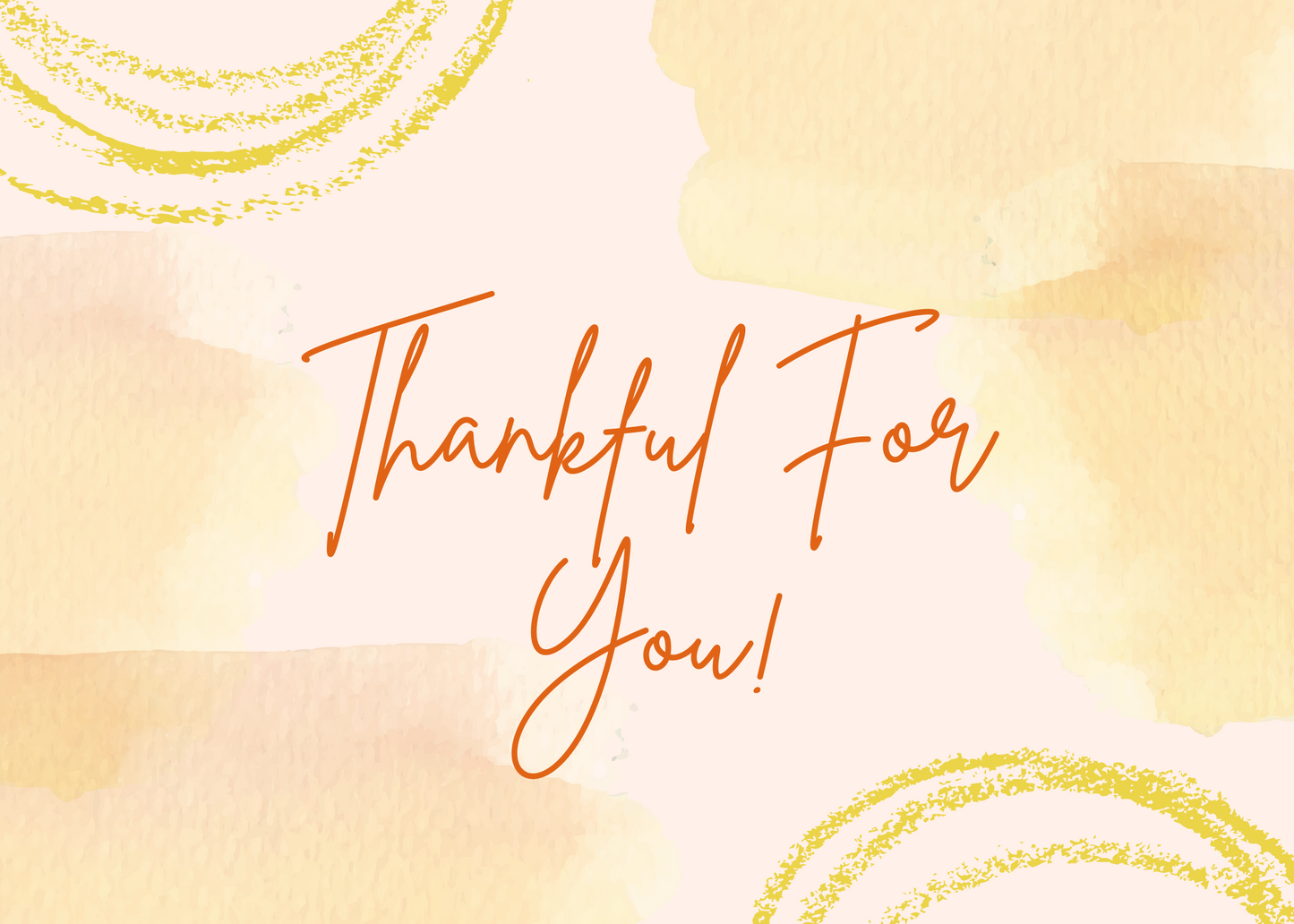 'Thankful' Cards