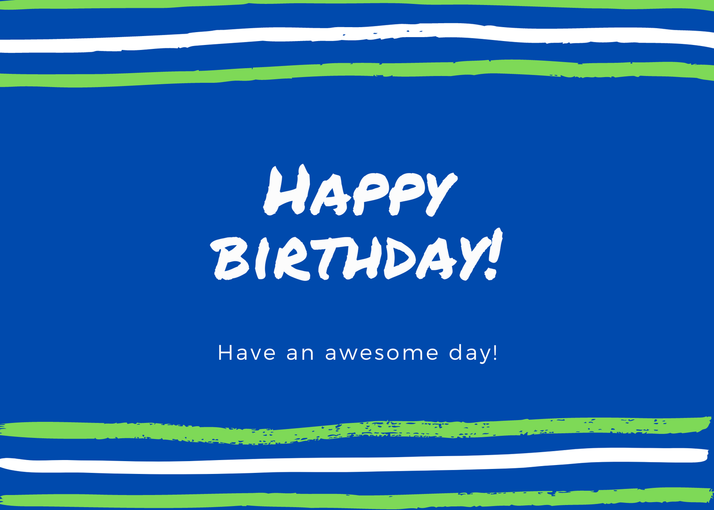 'Happy Birthday' Cards