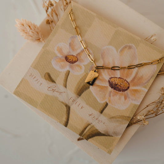 Fully Known Mini Tag Necklace