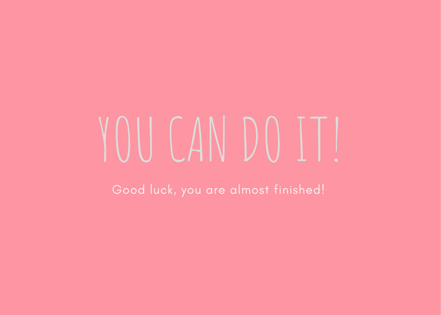 'Finals/College Students/You Got This' Cards