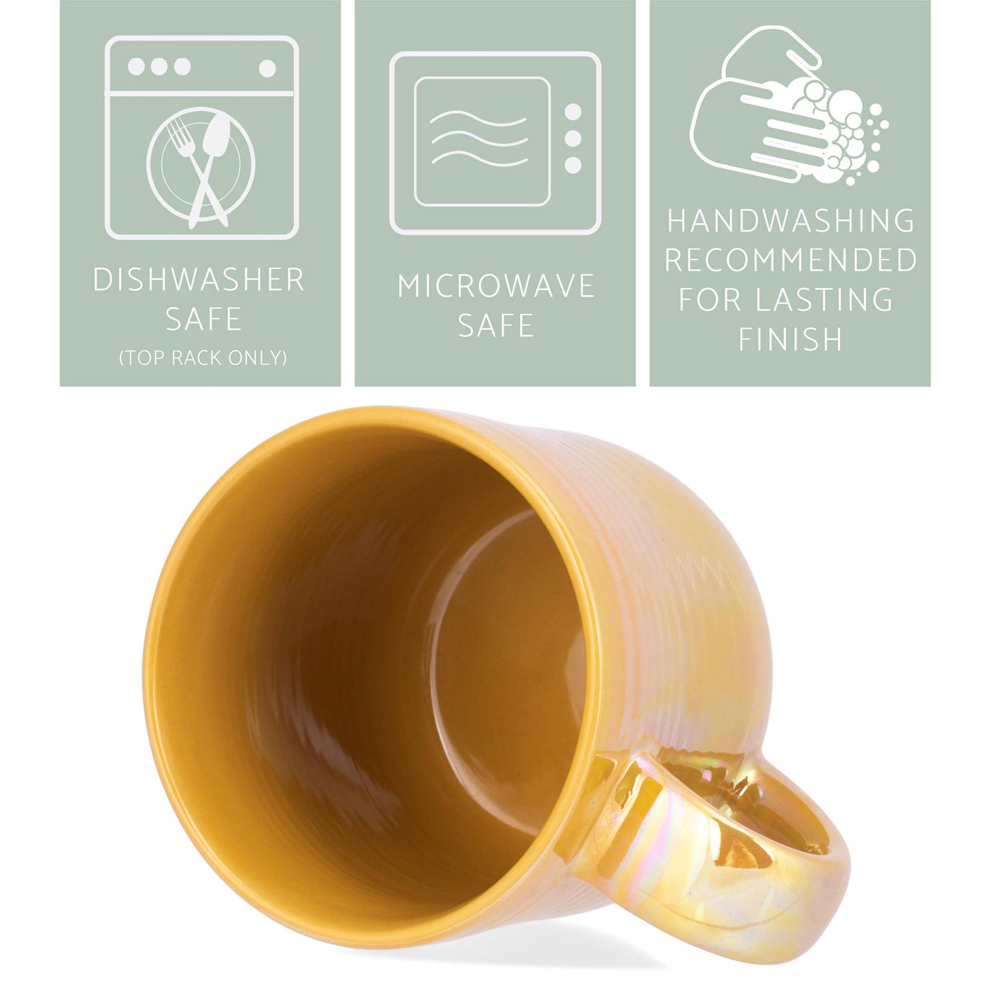 Yellow Iridescent Mug