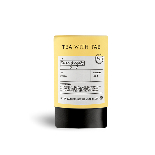 Lemon Ginger Herbal Tea Mini Tube