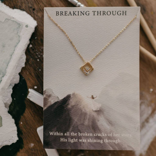 Breaking Through Necklace