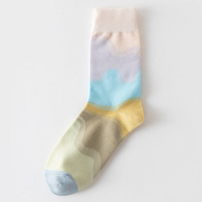 Color Wave Socks