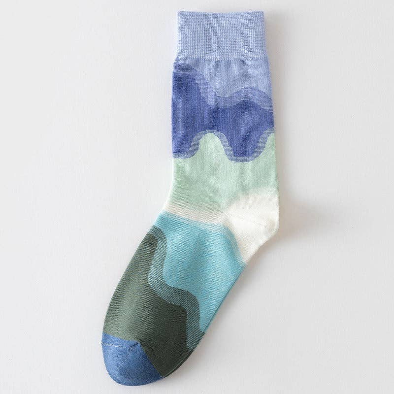 Color Wave Socks