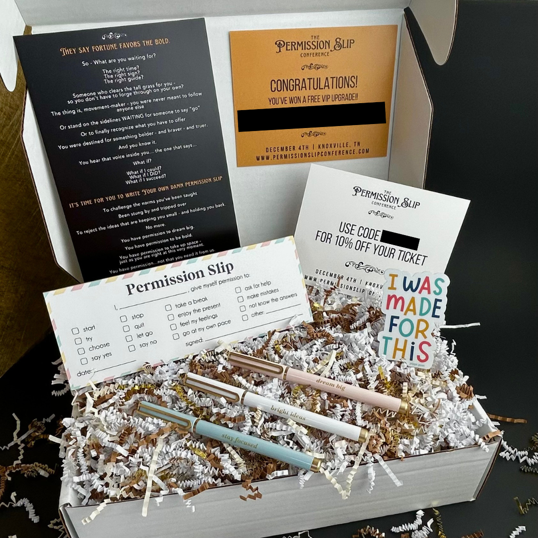 'Give Yourself Permission' Box