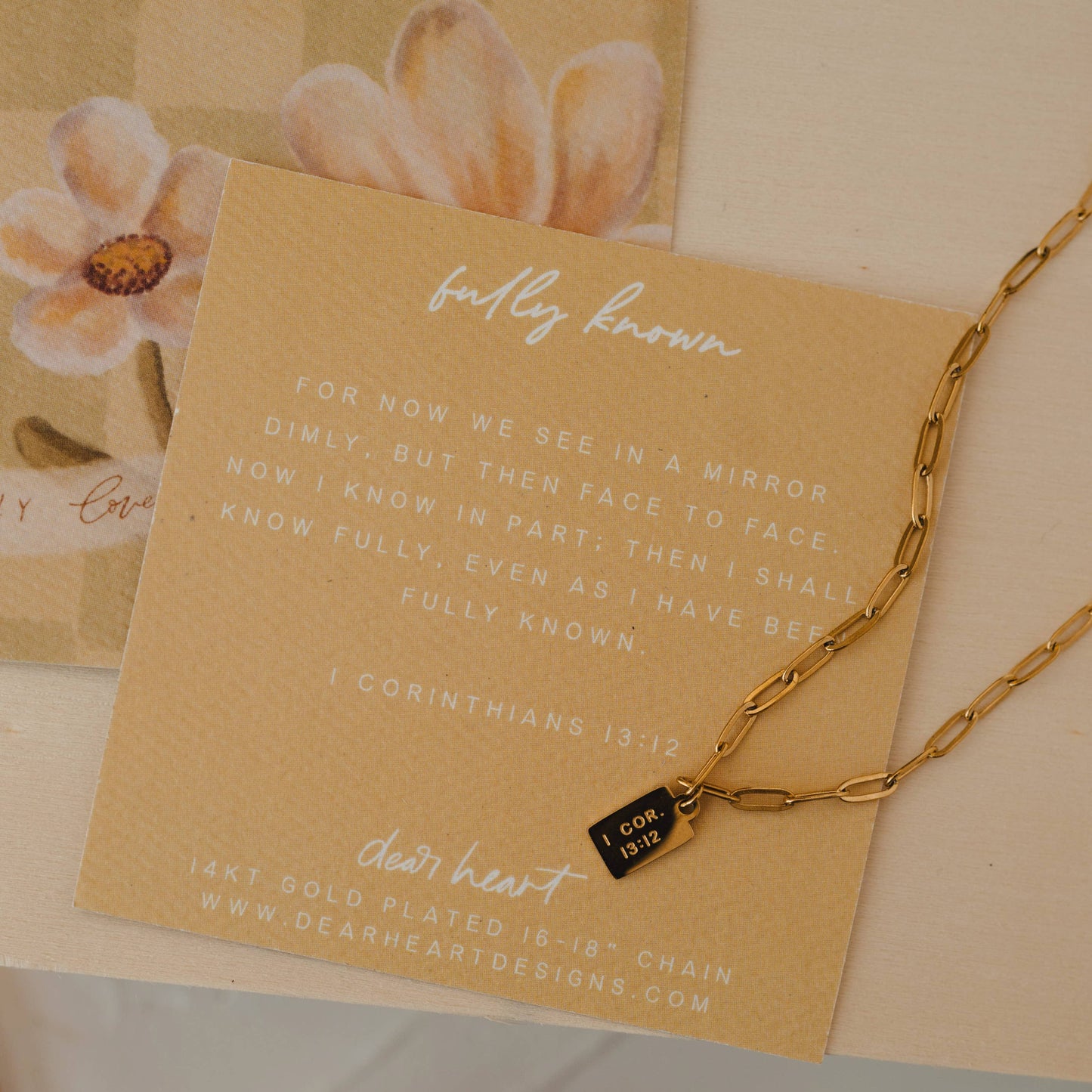 Fully Known Mini Tag Necklace