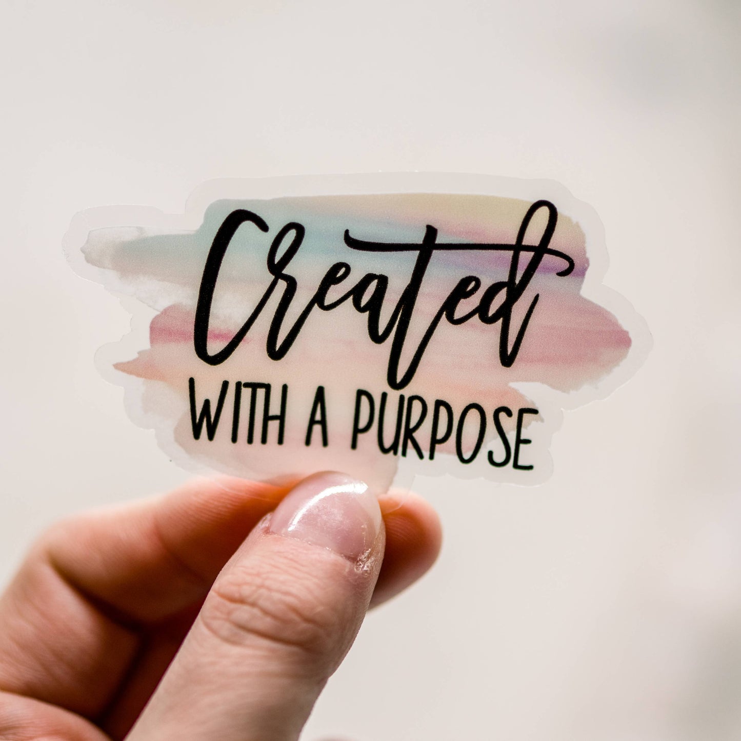 Created For A Purpose Sticker