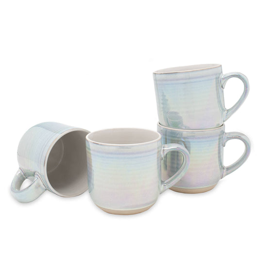 White Iridescent Mug