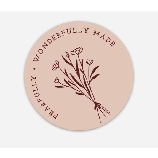 Fearfully & Wonderfully Made Sticker