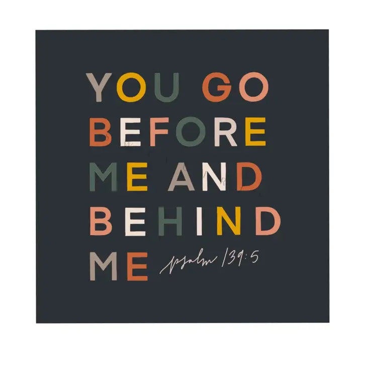 You Go Before Me Sticker